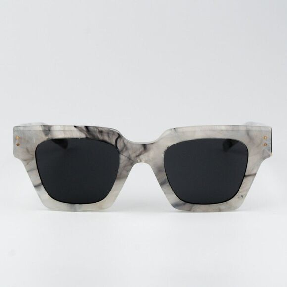 NEW D&G DG4413 342887 Grey Marble Grey Square Unisex Sunglasses